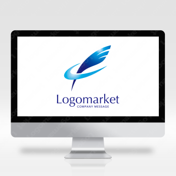 Fと羽と軽やかのロゴ