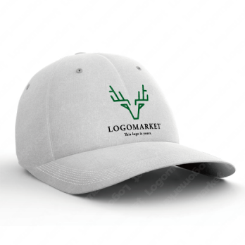 シカと動物とシンプルのロゴ