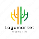 木と人と自然のロゴ