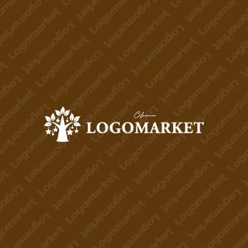 目標と星と木のロゴ