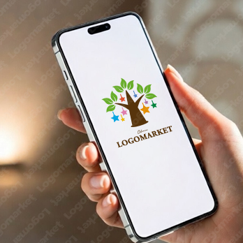 目標と星と木のロゴ