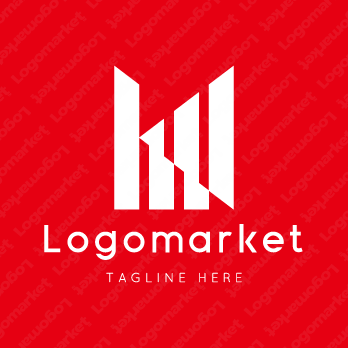 Kとビルと街のロゴ