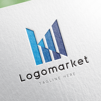 Kとビルと街のロゴ