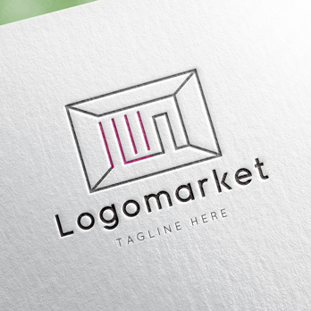 心と部屋と家のロゴ