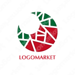 花とバラと薔薇のロゴ