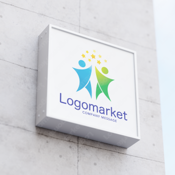 Aとaと虹のロゴ