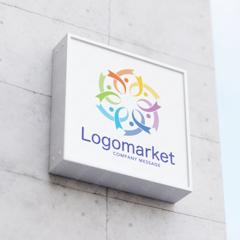 Aとaと虹のロゴ