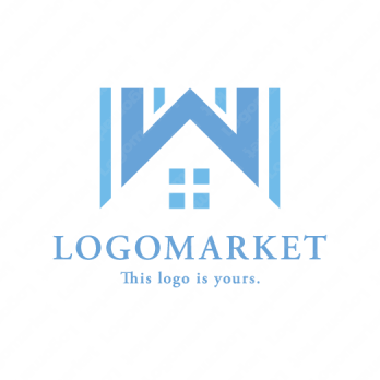 木造と無垢と屋根のロゴ