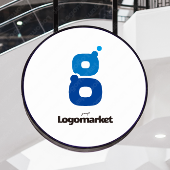 gとフキダシとユニークのロゴ