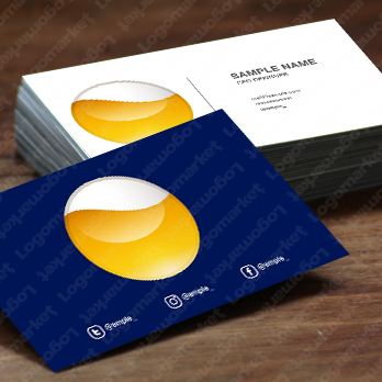 酒とグラスとガラスのロゴ