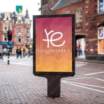 reとフリーハンドと優しいのロゴ