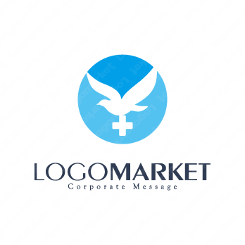 鳥と安心と信頼のロゴ