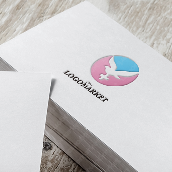 鳥と安心と信頼のロゴ