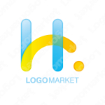 HとOと透明のロゴ