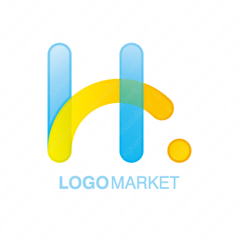 HとOと透明のロゴ