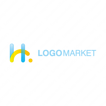 HとOと透明のロゴ