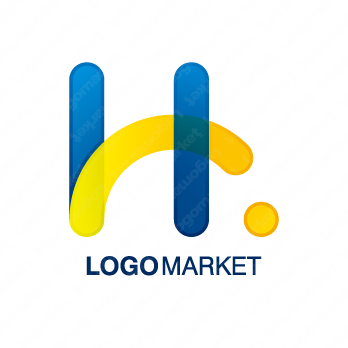 HとOと透明のロゴ