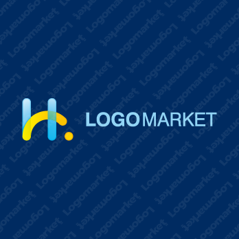 HとOと透明のロゴ