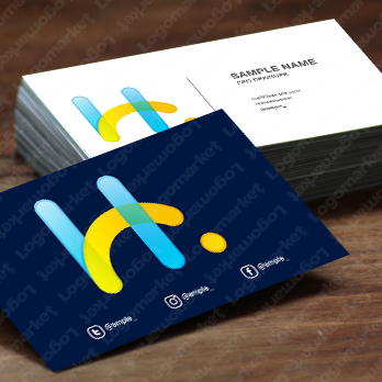 HとOと透明のロゴ