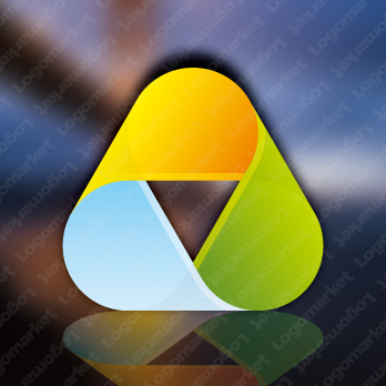 Aとaと虹のロゴ