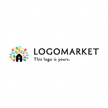 木と家と可能性のロゴ