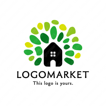 木と家と可能性のロゴ