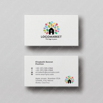 木と家と可能性のロゴ