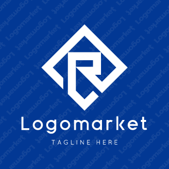 Rとrと菱形のロゴ