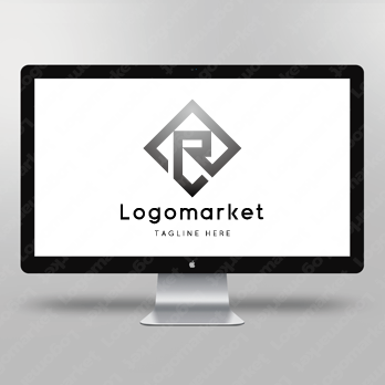 Rとrと菱形のロゴ