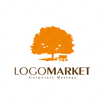 ベンチとリラックスとリフレッシュのロゴ