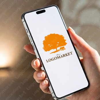 ベンチとリラックスとリフレッシュのロゴ