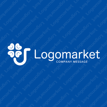 Jと四つ葉と笑顔のロゴ