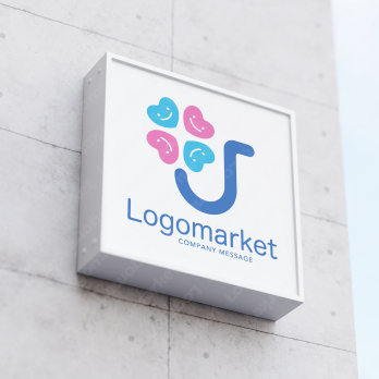 Jと四つ葉と笑顔のロゴ