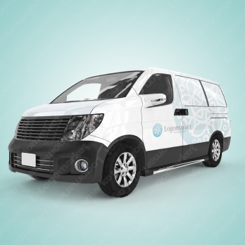 エンブレムとヒーリングとナチュラルのロゴ