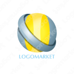 Nと球と光のロゴ