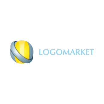 Nと球と光のロゴ