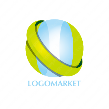 Nと球と光のロゴ