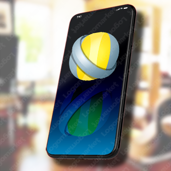 Nと球と光のロゴ