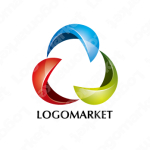 三角とトライアングルと3のロゴ