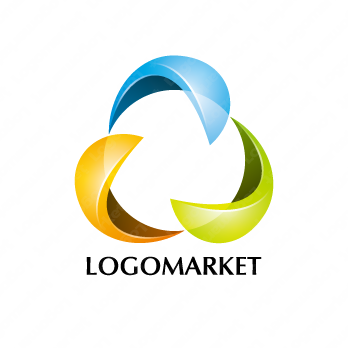 三角とトライアングルと3のロゴ