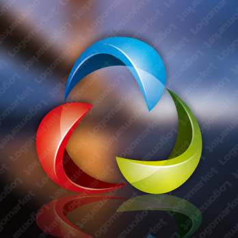 Aとaと虹のロゴ