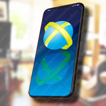 輪とXと球のロゴ