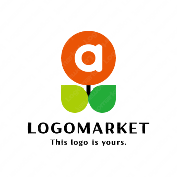 安心と調和と花のロゴ