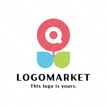 安心と調和と花のロゴ