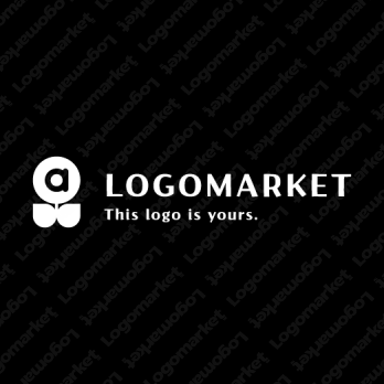 安心と調和と花のロゴ