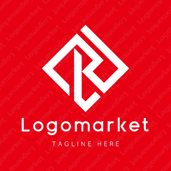 Rとrと菱形のロゴ