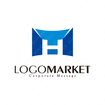 建物と総合力とT・H・Mのロゴ