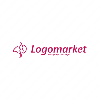 鳥と自立とサポートのロゴ