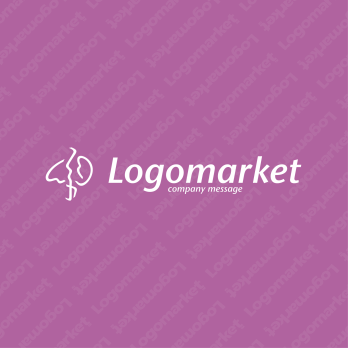 鳥と自立とサポートのロゴ