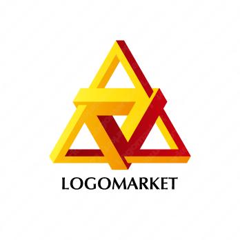 無限と三角とインフィニティのロゴ